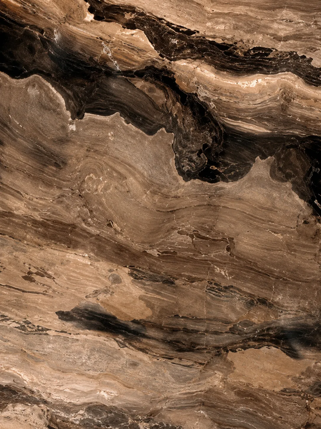 Cappuccino Brown marble warm beige tones