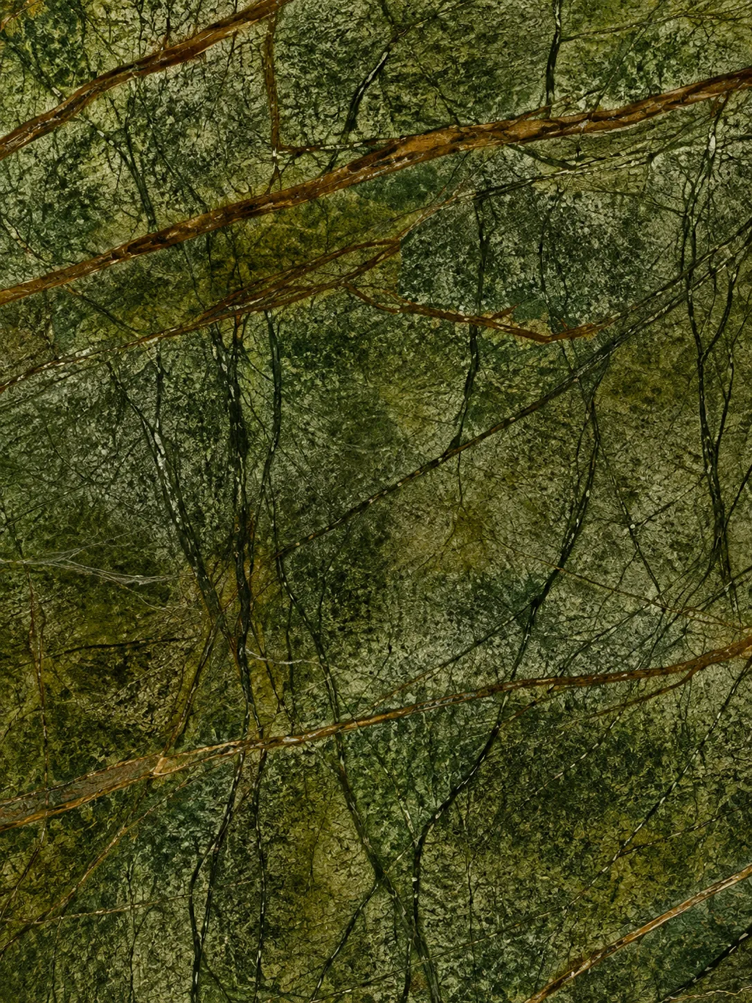 Rainforest Green marble with natural vein patterns