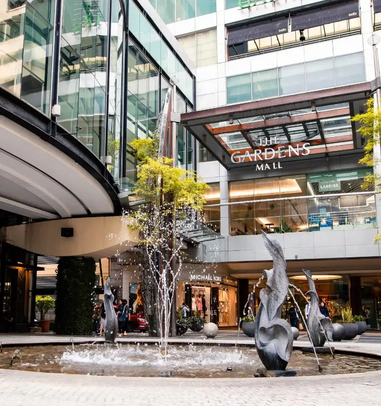 The Gardens Mall Ground Floor Walkway completed project