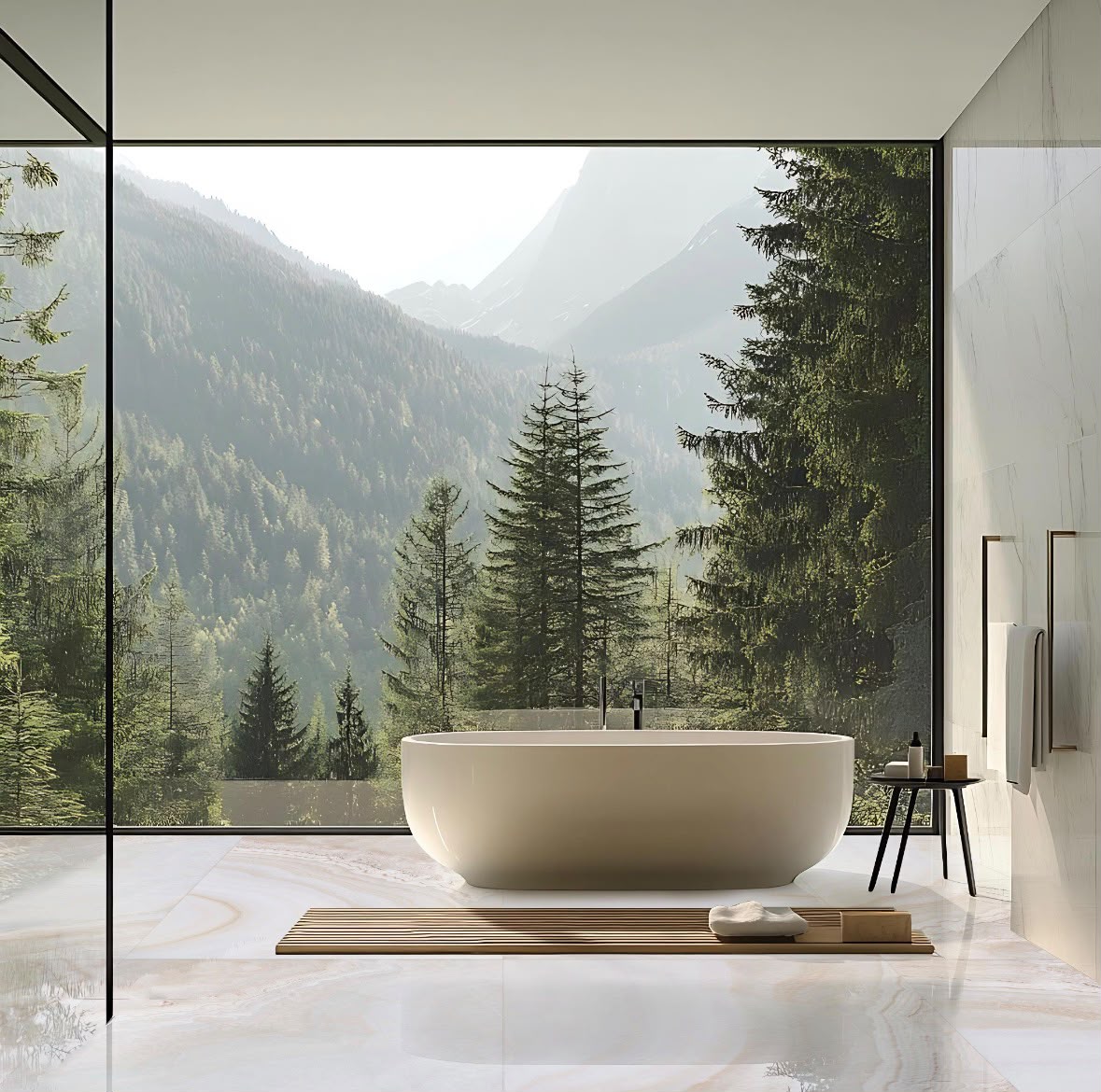 Agate Pink Jade bathroom application
