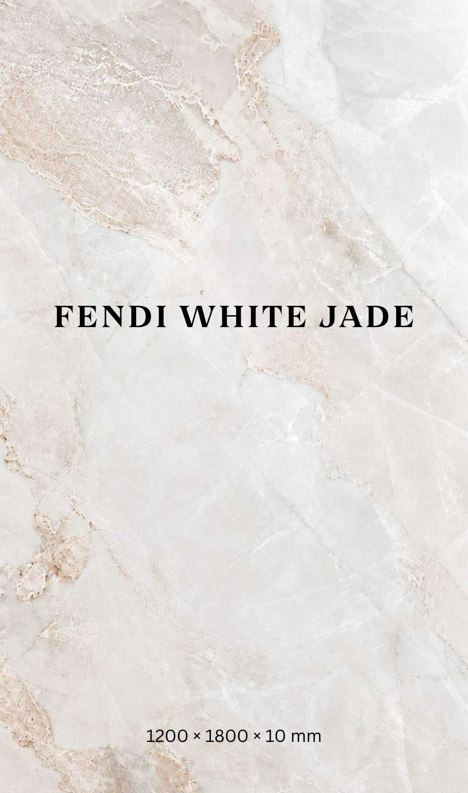 Fendi White Jade Sintered Stone