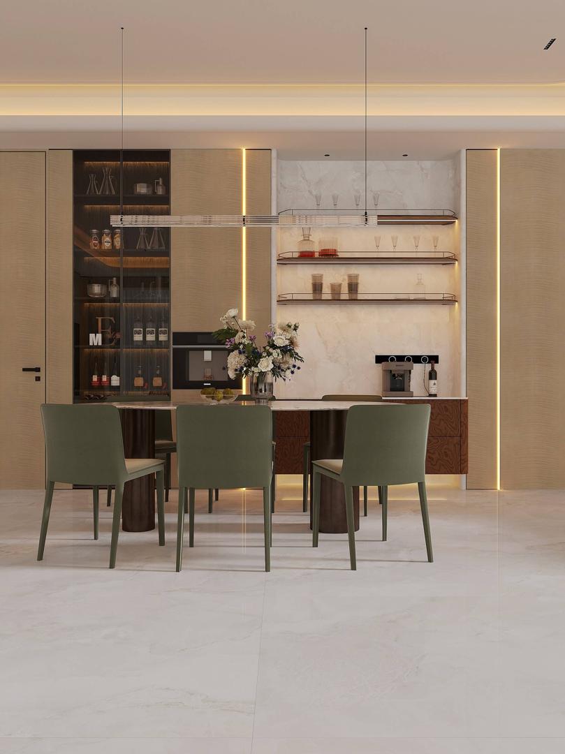 Fendi White Jade Sintered Stone slab