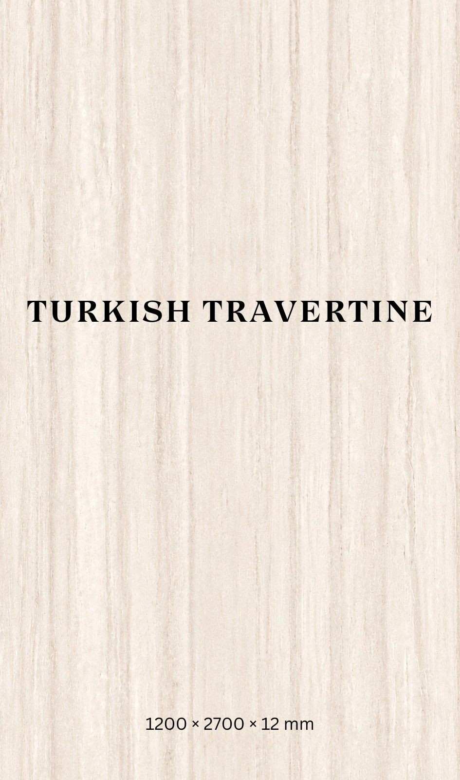 Turkish Travertine Sintered Stone